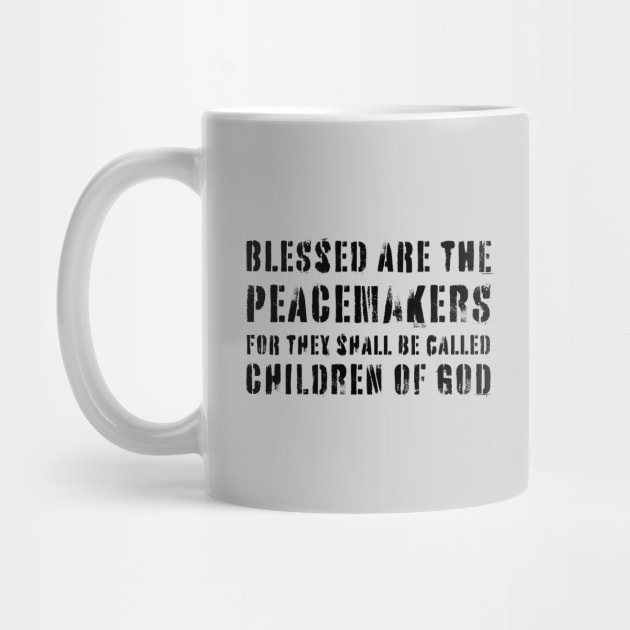 Blessed Are Peacemakers by threadsjam